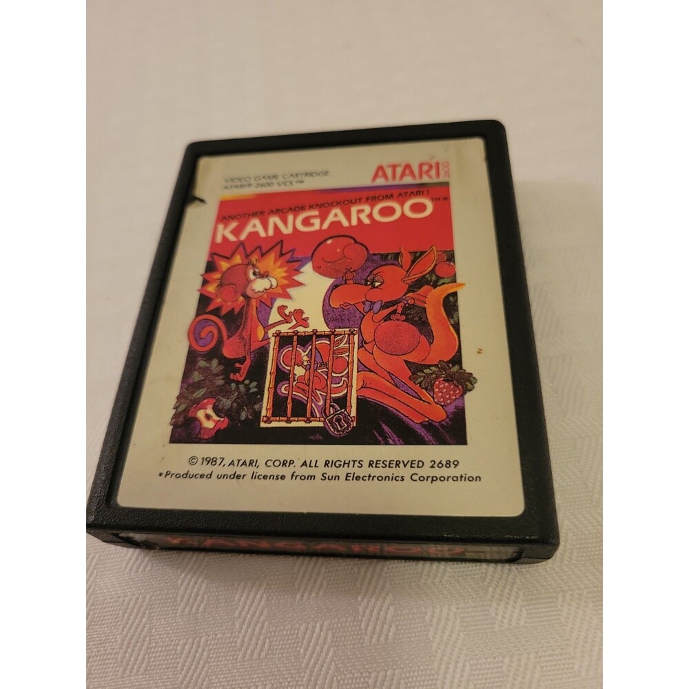Atari 2600 Kangaroo Game Cartridge by Atari Not Tested